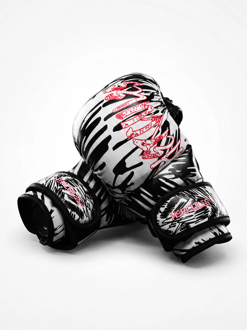 Hercules Zebra Desenli MMA Eldiveni