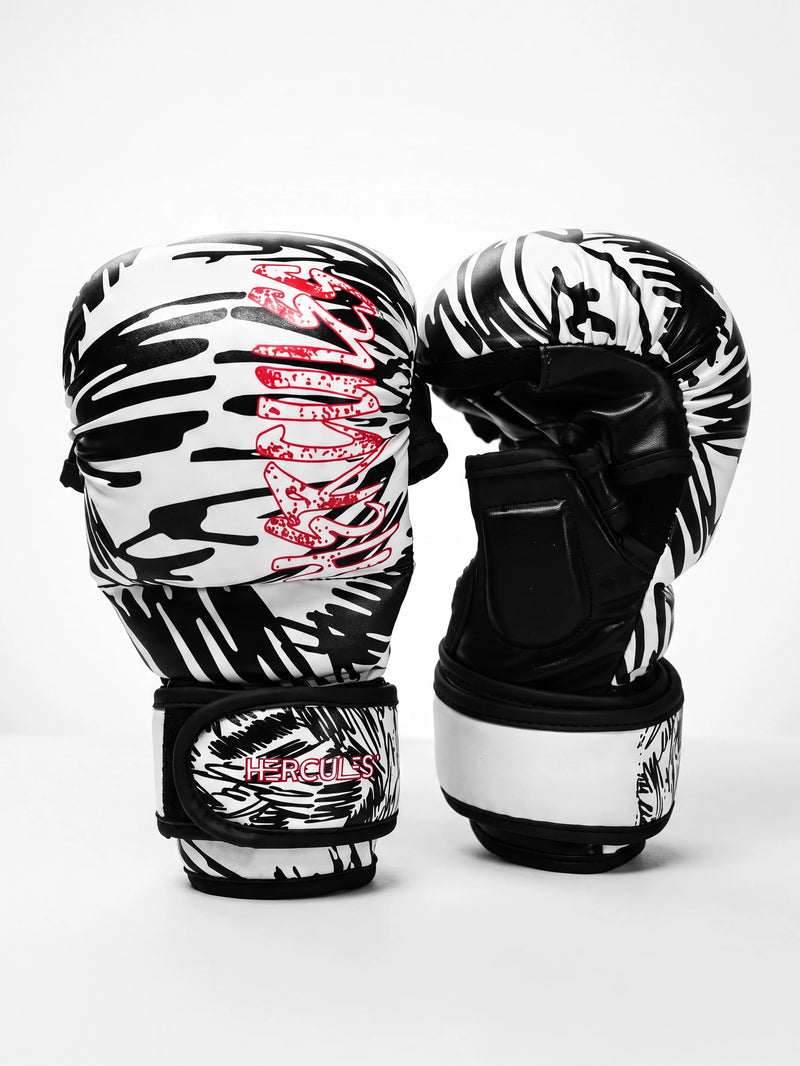 Hercules Zebra Desenli MMA Eldiveni