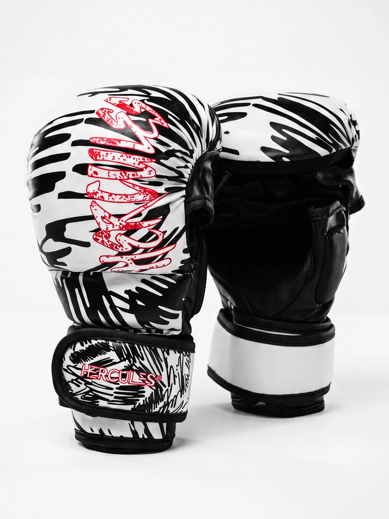 Hercules Zebra Desenli MMA Eldiveni